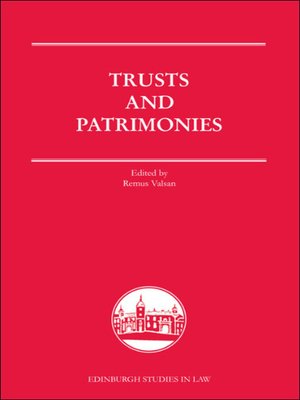 cover image of Trusts and Patrimonies